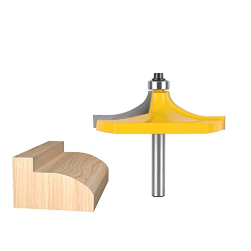 Frässtifte-Set, Schleifer-Holzbohrer-Set, 1 Stück 15-Grad-Fräser zur Kantenformung, 8-mm-Schaft, abgeschrägtes Design, Holzbearbeitungsschneider, Fasenfräser(12.7x77) von UDJKSHAL