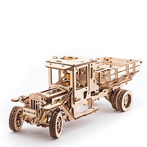 Ugears 70015 - Truck UGM 11 Lastwagen, 3D-Holzbausatz ohne Klebstoff von UGEARS