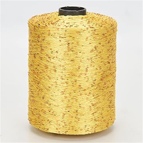 100G Summer Ice Silk Mercerisiertes Garn glitzerndes weißes Splitter-Paillettengarn merzerisiertes Garn Kugel-Glitzergarn Pailletten Beilaufgarn A-8 von UGEFKMQ