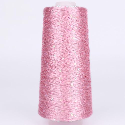 100G Summer Ice Silk Mercerisiertes Garn mehrfarbiges Paillette Garn Pailletten Glitzergarn Baumwollgarn glitzernd, A-5 von UGEFKMQ