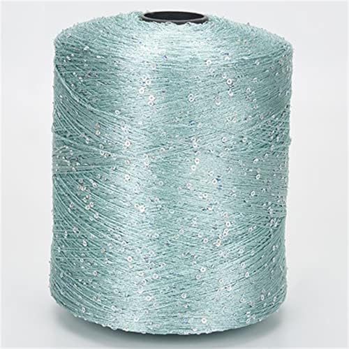 100g Paillettengarn mehrfarbiges Paillette Garn spezielles Paillettengarn Pailletten Beilaufgarn DIY-Hüte, Pullover, Schals A-19 von UGEFKMQ