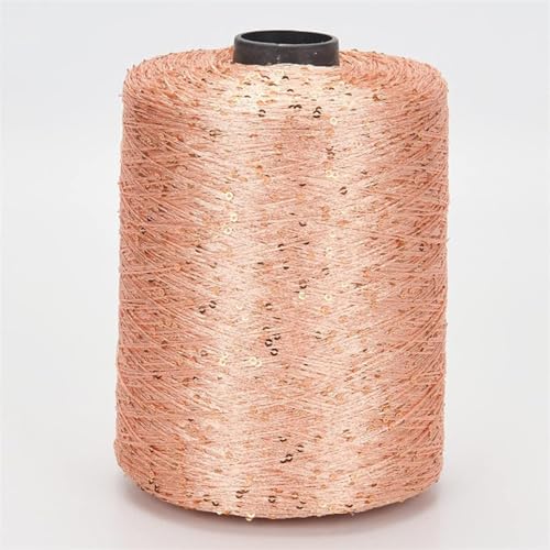 100g Paillettengarn mehrfarbiges Paillette Garn spezielles Paillettengarn Pailletten Beilaufgarn DIY-Hüte, Pullover, Schals A-29 von UGEFKMQ