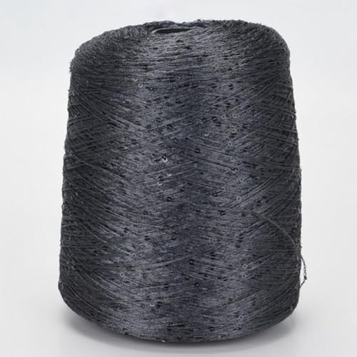 500g Häkelgarn zum Stricken mehrfarbiges Paillette-Garn mit Pailletten Summer Ice Silk Mercerisiertes Garn A-18 von UGEFKMQ