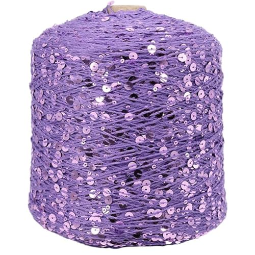 Garnstränge 50G Glitzergarn 140 M Baumwollgarn 6 Mm + 3 Mm Lame-Garn Pailletten-Theread-Zubehör Kunstgarn 1Pc A-1 von UGEFKMQ