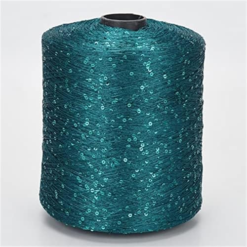 Gefärbtes Garn 100G Glitzergarn Paillettengarn Handhäkelgarn Stricken Kleidung Handarbeitsgarn Mit Pailletten Strickgarn Handarbeitspailletten 1Pc A-25 von UGEFKMQ