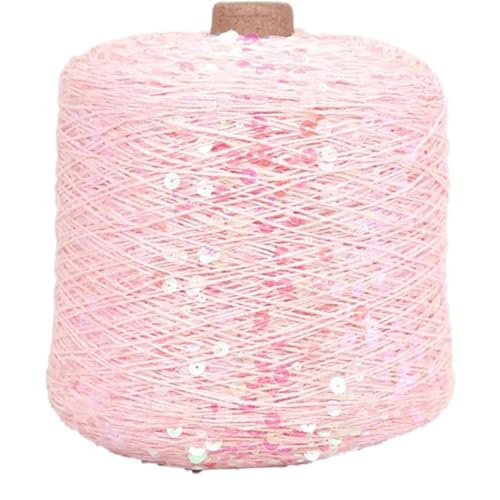 Glitzergarn Paillettengarn 50G/140M Baumwollgarn 6 Mm + 3 Mm Glitzerndes Garn Pailletten-Theread Diy-Theread-Zubehör 4Pc A-20 von UGEFKMQ