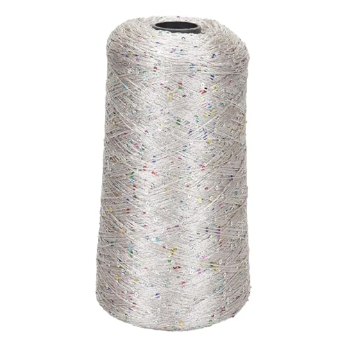 Pailletten Beilaufgarn 100G Mehrfarbiges Paillette-Garn Glitzergarn Paillettengarn Handhäkelgarn Stricken Kleidung Handarbeitsgarn 4Pc A-21 von UGEFKMQ