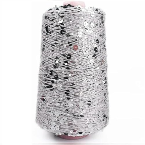 Pailletten Beilaufgarn Paillettengarn 50G 140M Glitzerndes Garn 6 Mm + 3 Mm Paillettengarn Spezielles Paillettengarn Diy-Kleidung Tasche Stoff Zubehör 1Pc A-20 von UGEFKMQ