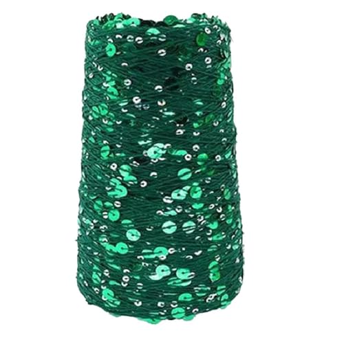 Pailletten Beilaufgarn Paillettengarn 50G 140M Glitzerndes Garn 6 Mm + 3 Mm Paillettengarn Spezielles Paillettengarn Diy-Kleidung Tasche Stoff Zubehör 2Pc A-9 von UGEFKMQ