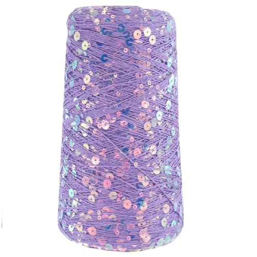 Pailletten Beilaufgarn Spezielles Paillettengarn 50G/140M 6/3 Mm Paillettengarn Glitzergarn Pailletten-Theread-Kunstgarn Diy-Bekleidungszubehör 4Pc A-3 von UGEFKMQ