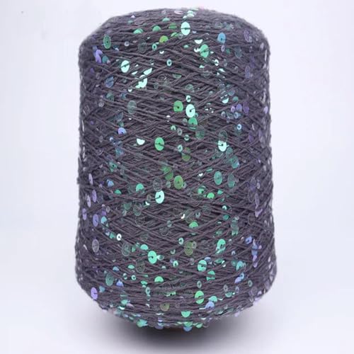 Pailletten-Garn Spezielles Paillettengarn 50G/140M 6/3 Mm Paillettengarn Glitzergarn Pailletten-Theread-Kunstgarn Diy-Bekleidungszubehör 1Pc A-12 von UGEFKMQ