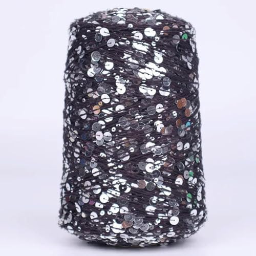 Pailletten-Garn Spezielles Paillettengarn 50G/140M 6/3 Mm Paillettengarn Glitzergarn Pailletten-Theread-Kunstgarn Diy-Bekleidungszubehör 1Pc A-8 von UGEFKMQ