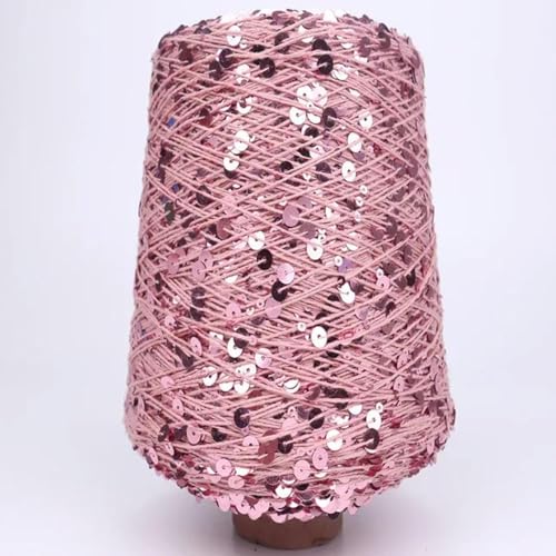 Pailletten Garn Spezielles Paillettengarn 50G/140M 6/3 Mm Paillettengarn Glitzergarn Pailletten-Theread-Kunstgarn Diy-Bekleidungszubehör 2Pc A-5 von UGEFKMQ