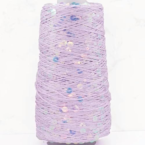 Stricken Von Strickfaden Paillettengarn 50G 140M Glitzerndes Garn 6 Mm + 3 Mm Paillettengarn Spezielles Paillettengarn Diy Kleidung Tasche Stoff Zubehör 6Pc A-19 von UGEFKMQ