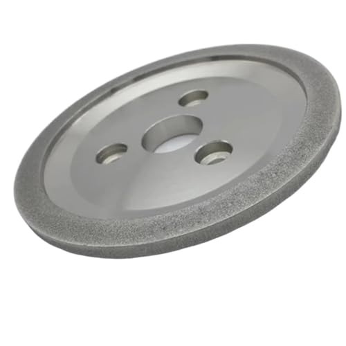 Dreiloch-Tanker-Schmetterlingsförmige, galvanisierte Diamant-Schleifscheibe for automatische Drehwerkzeug-Schleifmaschine, 125 x 25 mm(90 degree,100 grit) von UGLYAF