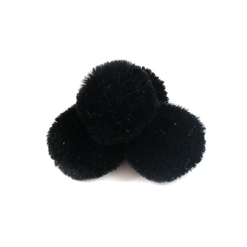 Kunstpelz Pom Pom Bälle,Pompoms,20 Stück 5cm Pompons Kunstpelz Bommel Farbige Pelzbälle mit elastischer Schlaufe für DIY Handwerk Weihnachtsdeko Tischdekoration Geburtstag Dekoration Kleidung Zubehör von UGUGU