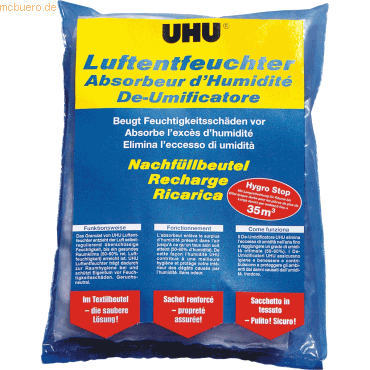 12 x UHU Luftentfeuchter Duftneutral VE=450g Refill von UHU