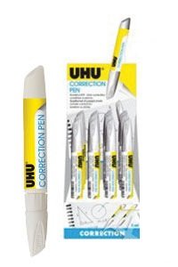 UHU Korrekturflüssigkeit A Stift weiß 8 ml von UHU