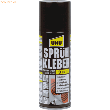 6 x UHU Sprühkleber 3in1 VE=200ml von UHU