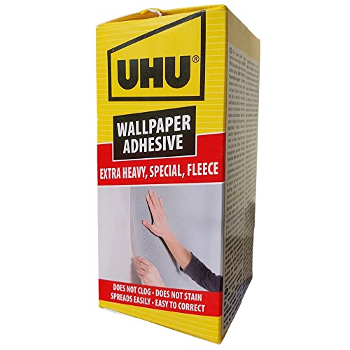 UHU - extra starker Kleber für schwere, extra schwere und spezielle Tapeten, 180 Gramm von UHU