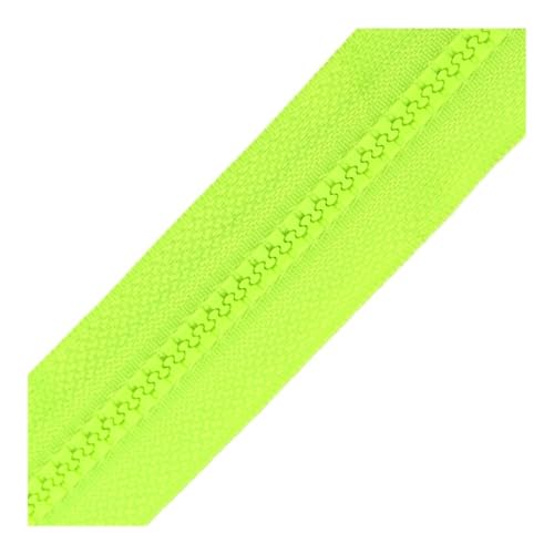 UIJIQX 3 x 40-120 cm Harz-Spiralreißverschlüsse für Schneiderarbeiten, Nähen, Handwerk, Nylon-Reißverschlüsse, Großpackung, 24 Farben für Mäntel, Kleidung, DIY (Grün, 70 cm) von UIJIQX