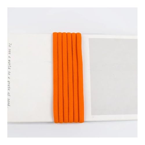 UIJIQX Meetee Nylon-Elastikband für Ohrbügel, Spitzenband, Schuhband, Schulterband, DIY, handgefertigtes Zubehör, Orange, 5 m - 3 mm von UIJIQX