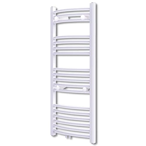 Home Garden,Bathroom Radiator Central Heating Towel Rail Curve 600 x 1160 mm von UJCHVHN