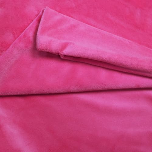 Langer Kissenbezug aus Samtstoff, 50 x 70/50 x 120/50 x 137/50 x 152 cm, weicher, gleich großer Kissenbezug aus Velours, Hot Pink, 50 x 100 cm von UJNHGQ