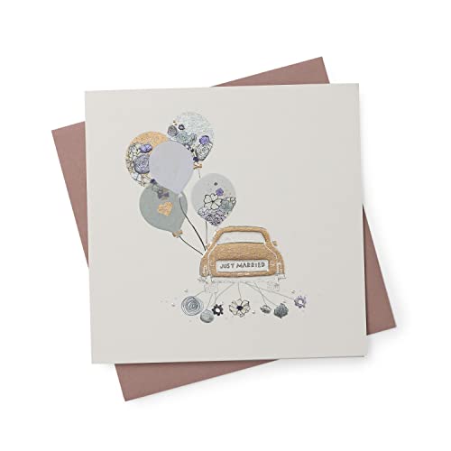 UK Greetings Kindred – Just Married Car – Hochzeitskarte von UK Greetings