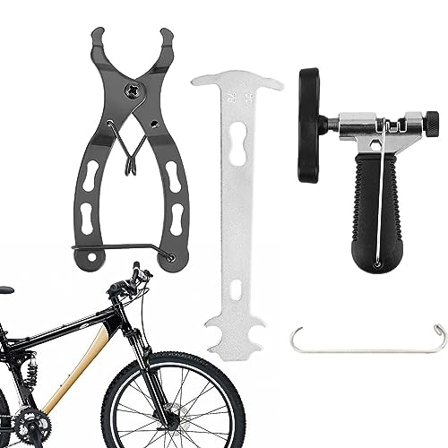 UKALOU Kettenwerkzeug, Kettenreparaturset, Fahrradkettenreparatur-Werkzeugset, Radfahren Masterr Link Zange Entferner, Fahrrad Mechaniker Werkzeug Kit, Reparatur Werkzeug Kit mit Kettenbrecher von UKALOU