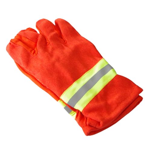 UKCOCO 1 Paar Feuerhemmende Isolierhandschuhe Arbeiten Im Freien Led-handschuhe Schutz Brombeere Schützend Kalt Gartenhandschuhe Wärmer Ofenhandschuhe Hitzebeständig Arm Baumwollgarn von UKCOCO