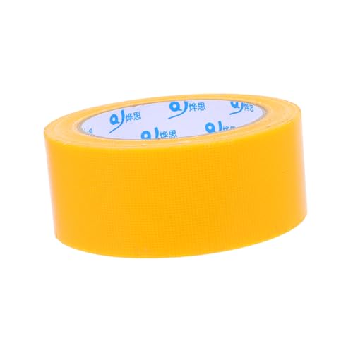 UKCOCO 1 Rolle Farbiges Klebeband Reparatur Streifen Bodenband Wärmeband Faden Doppelseitiges Klebeband Selbstklebendes Klebeband Sperrband Klebrig Rohr Vinyl Nachfüllungen Yellow von UKCOCO