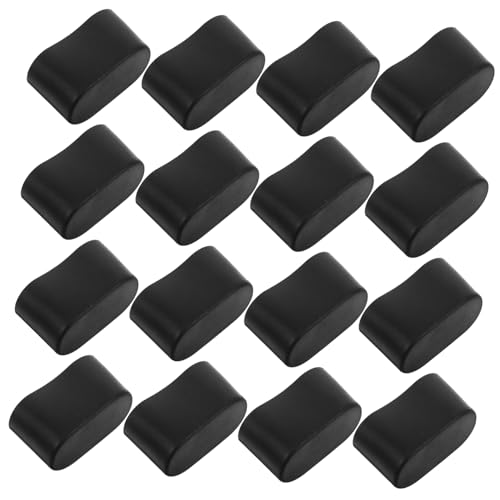 UKCOCO 1 Satz Stuhlbeine Couch Beine Stuhlstopper Tischfüße Pads Tischfußschutz Bodenschutz Für Möbelbeine Stuhlbeinkappen Aus Silikon Beinschützer Für Möbel Stuhlgleiter PVC Black 16st von UKCOCO