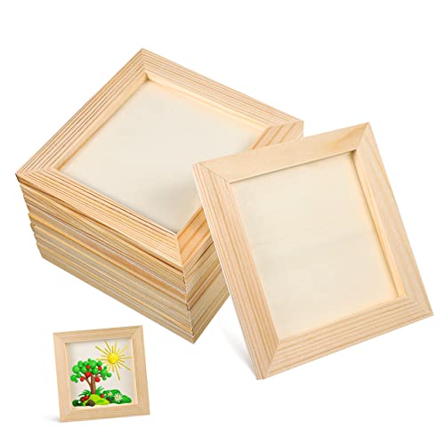 UKCOCO 10 Stück Unbearbeitete Holzrahmen für Diy Fotoprojekte Bilderrahmen Hochwertigem Holz für Bastelarbeiten und Malprojekte für Kreative Dekorationen UKCOCO 10 Stück Unbearbeitete Holzrahmen für Diy Fotoprojekte Bilderrahmen Hochwertigem Holz für Bastelarbeiten und Malprojekte für Kreative Dekorationen von UKCOCO