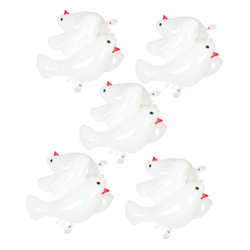 UKCOCO 10 Stück friedenstaube ballon Luftballons mit weißen Tauben Luftballons groß Hochzeitsballons Party Denkmal Vogel Luftballons weiße Taubendekoration Aluminiumfolie UKCOCO 10 Stück friedenstaube ballon Luftballons mit weißen Tauben Luftballons groß Hochzeitsballons Party Denkmal Vogel Luftballons weiße Taubendekoration Aluminiumfolie von UKCOCO