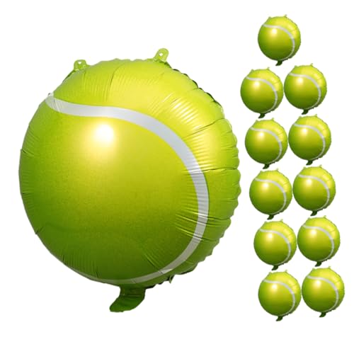 UKCOCO 12 Stück Tennisballon Groß Tennisparty Sportparty-ballon Zubehör Für Sport-mottopartys Tennis-thema Ballons Masse Erwachsene Sportballballons Partyballons Led Aluminiumfolie Grün UKCOCO 12 Stück Tennisballon Groß Tennisparty Sportparty-ballon Zubehör Für Sport-mottopartys Tennis-thema Ballons Masse Erwachsene Sportballballons Partyballons Led Aluminiumfolie Grün von UKCOCO