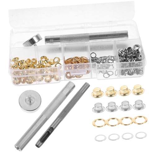 UKCOCO 1Satz Ösenknopf Eisen Metallösen für Stoffe und Langlebig für DIY Lederprojekte Handtaschen und Kleidung Geruchsneutral UKCOCO 1Satz Ösenknopf Eisen Metallösen für Stoffe und Langlebig für DIY Lederprojekte Handtaschen und Kleidung Geruchsneutral von UKCOCO