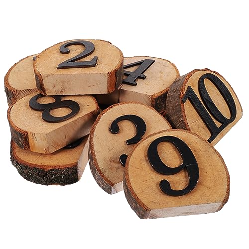 UKCOCO 1Satz Tischnummern aus Holz Zahlenanzeigeschilder für Hochzeiten Tischdekoration zu Reinigen für Empfangsveranstaltungen UKCOCO 1Satz Tischnummern aus Holz Zahlenanzeigeschilder für Hochzeiten Tischdekoration zu Reinigen für Empfangsveranstaltungen von UKCOCO