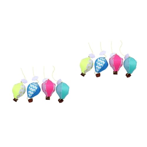 UKCOCO 2 Sätze Dreidimensionaler Heißluftballon Ballonbogen-kit Schwimmbad Dekorationen Pastellfarbener Ballonbogen Luftballon Dekoration Farbiger Banner- Gefühlt 4 Stück * 2 von UKCOCO