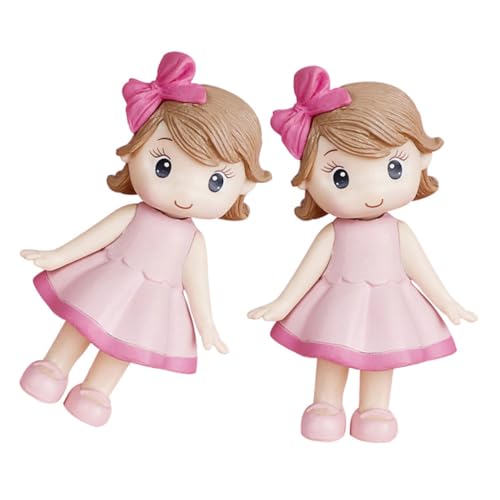 UKCOCO 2 Stück Rosa Bow Girl Orament deko Tortenaufsatz für Mädchen Kuchen -Topper Kuchenschmuck Kuchendeckel für Mädchen Tortenaufleger zum Geburtstag für Mädchen Polymer-Ton UKCOCO 2 Stück Rosa Bow Girl Orament deko Tortenaufsatz für Mädchen Kuchen -Topper Kuchenschmuck Kuchendeckel für Mädchen Tortenaufleger zum Geburtstag für Mädchen Polymer-Ton von UKCOCO