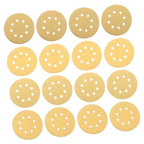 UKCOCO 20St Sandpapier plasure caakg schleifscheibe rigipsplatte polituren dreieckige Schleifpads Schleifpapier-Sortiment schwingen Holz Schleifpad Rundholz Schleifpapier Khaki von UKCOCO