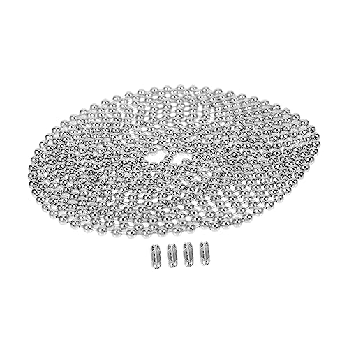 UKCOCO 2Sätze Kugelkette mit Verbindungsstücken Lange Dekorative Perlenkette Rostfest und Anpassbar für DIY Schmuck und Projekte UKCOCO 2Sätze Kugelkette mit Verbindungsstücken Lange Dekorative Perlenkette Rostfest und Anpassbar für DIY Schmuck und Projekte von UKCOCO
