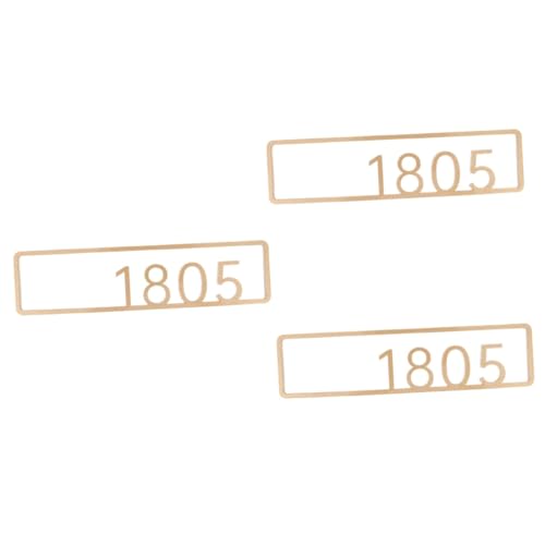 UKCOCO 3st Hauszeichen Schild Mit Türnummer Aufkleber Mit Adressnummern Hausnummern Unterzeichnen Wandnummernschild Personalisierte Hausnummern Schwimmende Türnummern Bürotürschild Acryl von UKCOCO