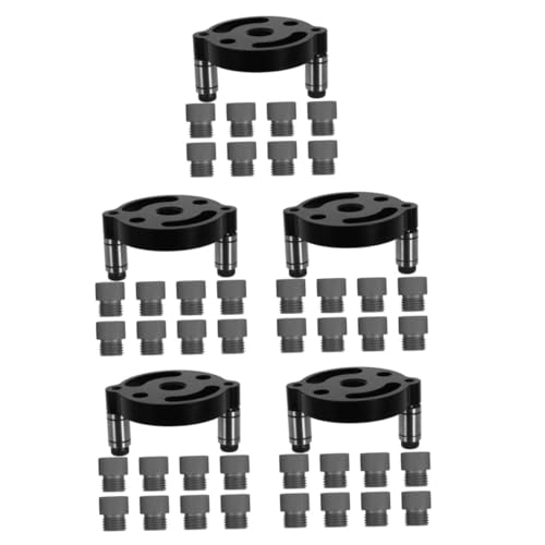 UKCOCO 5 Sätze Lochsuchgerät Für Die Holzbearbeitung Lochsucher Werkzeuge Und Geräte Für Die Holzbearbeitung Bohrerführungen Für Die Holzbearbeitung Bohrloch-locator Aluminiumlegierung von UKCOCO
