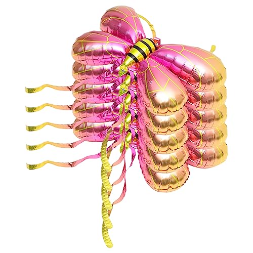 UKCOCO 5 Stück Bienenflügelballon weiblich schmücken Schüttgut Rechtschreibung Bienenballons Luft Flügel für Partyballons Flügel Ballons Aluminiumfolie Rosa UKCOCO 5 Stück Bienenflügelballon weiblich schmücken Schüttgut Rechtschreibung Bienenballons Luft Flügel für Partyballons Flügel Ballons Aluminiumfolie Rosa von UKCOCO