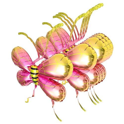 UKCOCO 5 Stück weibliche Cosplay-Requisite schmücken Luft Bausätze Schüttgut Partydekorationen Feenflügel-Ballon Biene-Fee-Flügel-Ballon Aluminiumfolie Rosa UKCOCO 5 Stück weibliche Cosplay-Requisite schmücken Luft Bausätze Schüttgut Partydekorationen Feenflügel-Ballon Biene-Fee-Flügel-Ballon Aluminiumfolie Rosa von UKCOCO