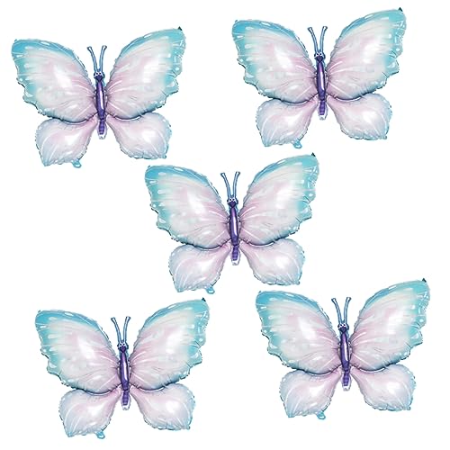 UKCOCO 5Stücke Schmetterlings Folienballons Aufblasbare Luftballons Bunten Designs Geburtstagsfeiern Partys und Fotorequisiten Hochwertige Aluminiumfolie Leicht UKCOCO 5Stücke Schmetterlings Folienballons Aufblasbare Luftballons Bunten Designs Geburtstagsfeiern Partys und Fotorequisiten Hochwertige Aluminiumfolie Leicht von UKCOCO