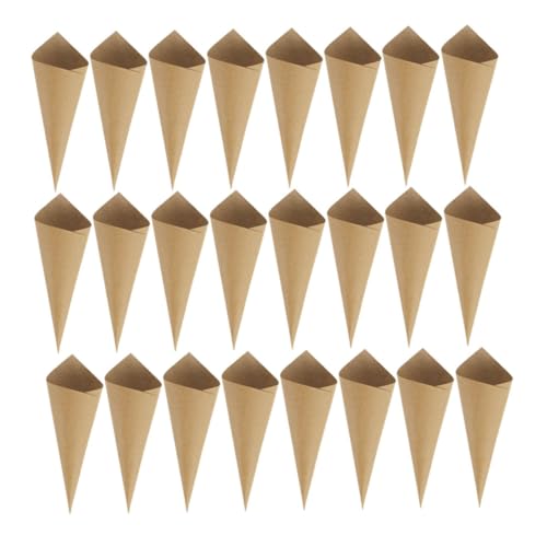 UKCOCO 60 Stück Papierblattkegel Form hochzeit konfetti Hochzeits-Snackkegel favorisieren Konfetti-Halter für die Hochzeit Kegelhalter Blumenstrauß Zapfen Konfetti- Hellbraun UKCOCO 60 Stück Papierblattkegel Form hochzeit konfetti Hochzeits-Snackkegel favorisieren Konfetti-Halter für die Hochzeit Kegelhalter Blumenstrauß Zapfen Konfetti- Hellbraun von UKCOCO