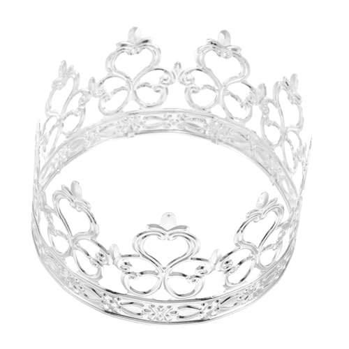 UKCOCO Kronenkuchen dekorieren Kuchendekoration kleine Krone Prinzessin Krone Tortenaufsatz Autos Kuchendekorationen Cupcake -Topper Kuchendekorationen für Jungen Eisenblech Silber UKCOCO Kronenkuchen dekorieren Kuchendekoration kleine Krone Prinzessin Krone Tortenaufsatz Autos Kuchendekorationen Cupcake -Topper Kuchendekorationen für Jungen Eisenblech Silber von UKCOCO