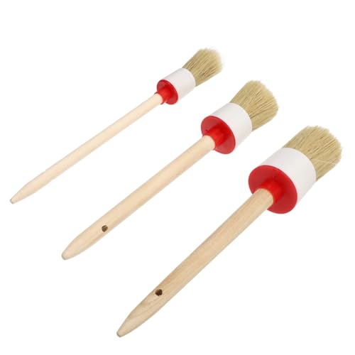 UKCOCO Pinsel-Set Bohren Deckfleckenbürste Detailpinsel Autobürste Kreidepinsel acrylpinselset Auto Reinigung Pinsel Set Paint Brush Set Haushaltsreinigungsbürste Zuhause Bürste Borsten von UKCOCO